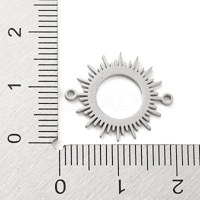Non-Tarnish 304 Stainless Steel Hollow Connector Charms STAS-P332-12P-1