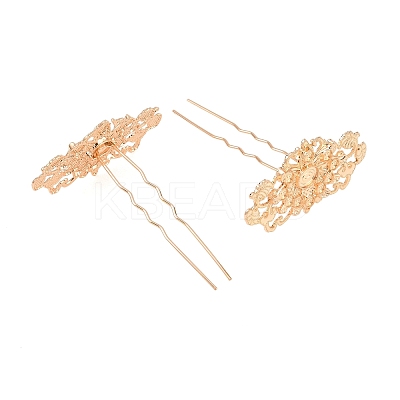 Alloy with Iron Hair Fork Findings AL-CBA8479-01KCG-1