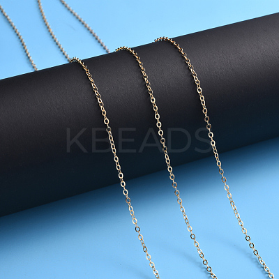 Brass Cable Chains CHC-T008-06A-KC-1
