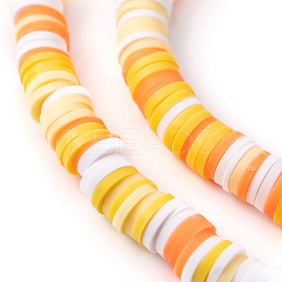 Handmade Polymer Clay Beads Strands CLAY-R089-6mm-T02B-09-1