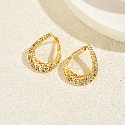 Brass Stud Earrings KY1239-1