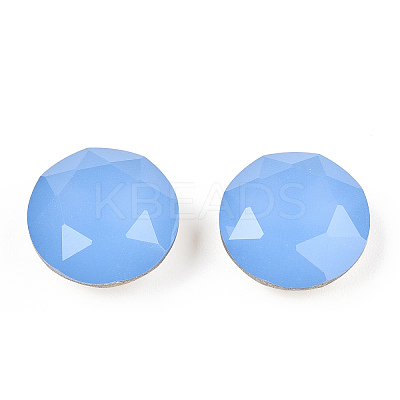 Pointed Back Glass Rhinestone Cabochons RGLA-T029-12mm-24-1