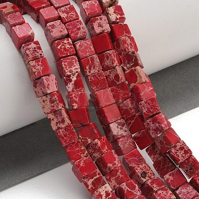 Natural Imperial Jasper Beads Strands G-I248-02-04-1