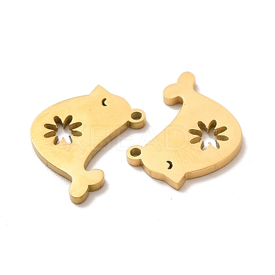 Ion Plating(IP) 304 Stainless Steel Pendants STAS-M089-34G-1