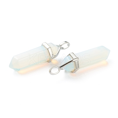 Opalite Pointed Pendants G-M378-01P-A24-1