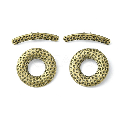 Tibetan Style Alloy Toggle Clasps LS-MLF10975Y-NF-1