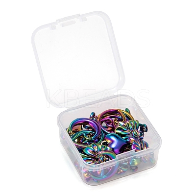 24Pcs 6 Style Alloy Pendants FIND-LS0001-24MC-1