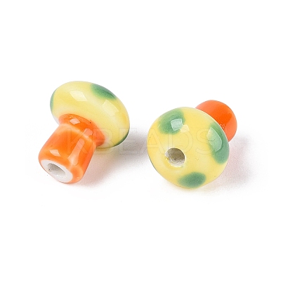 Handmade Porcelain Beads PORC-N012-03H-1
