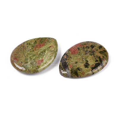 Natural Unakite Worry Stones for Anxiety G-T144-13G-1