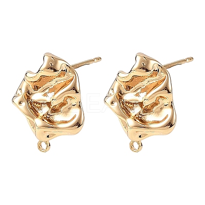 SHEGRACE Brass Stud Earring Findings XGRQ64841-869G-1