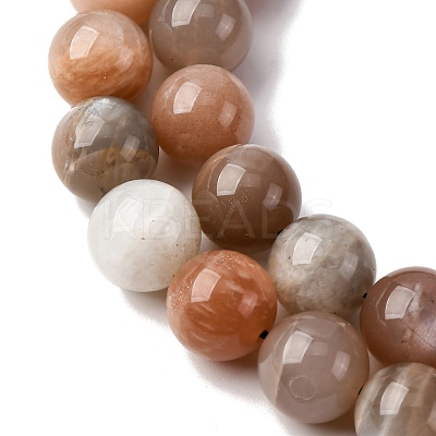 Grade AA Natural Multi-Moonstone Bead Strands G-M296-01-12mm-01-1