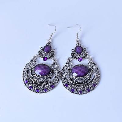 Bohemian Style Teardrop Alloy Dangle Earrings FS-WG803BC-04-1