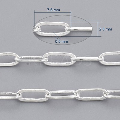 Brass Paperclip Chains CHC-S008-001D-S-1