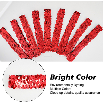 Wide Stretch Sparkling Headband OHAR-WH0001-07D-1