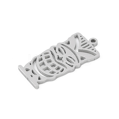 304 Stainless Steel Pendants STAS-U041-03A-P-1