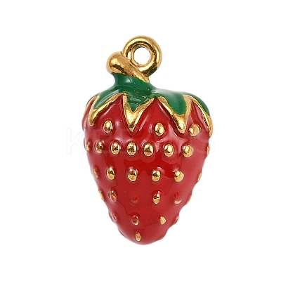 304 Stainless Steel Enamel Pendants STAS-P402-02A-01-1