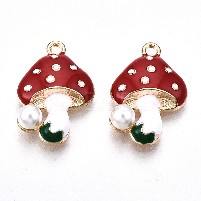 Eco-Friendly Alloy Enamel Pendants LS-X-ENAM-Q437-045-NR-1