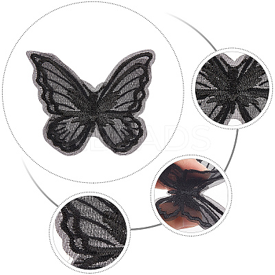 30pcs Handmade Organza Woven Costume Accessories DIY-GF0005-35B-1