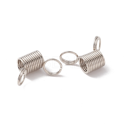Non-Tarnish 201 Stainless Steel Mini Spring Bead Clamps for Beading Jewelry Making TOOL-G018-01P-1