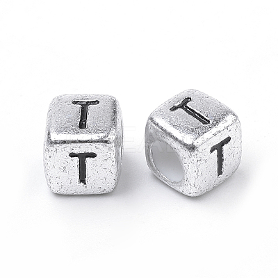 Plated Acrylic Beads X-PB43C9308-T-1