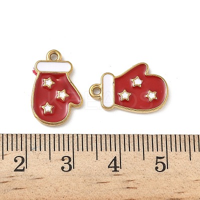 304 Stainless Steel Enamel Pendants STAS-L300-012G-20-1