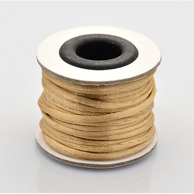 Round Nylon Satin Rattail Cord X-NWIR-O001-A-19-1