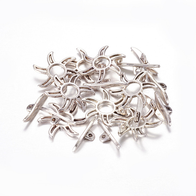 Tibetan Style Alloy Toggle Clasps LF5115Y-NF-1
