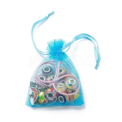 DIY European Bracelet Necklace Making Kit for Kid DIY-G085-01B-1