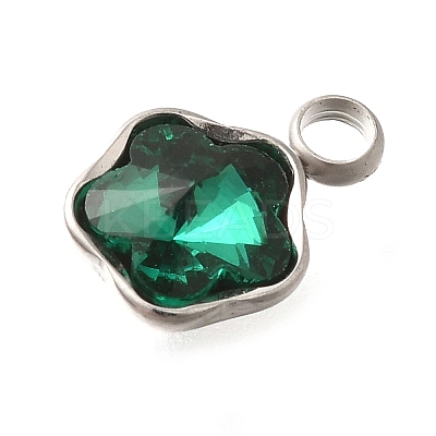 304 Stainless Steel Pendants STAS-Q346-02P-08-1