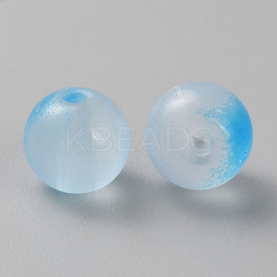 Two Tone Glass Beads GLAA-CJC0001-19B-1