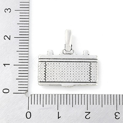 Tibetan Style Alloy Pendants TIBEB-A8551-AS-FF-1
