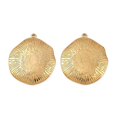 304 Stainless Steel Pendants STAS-P424-03G-1