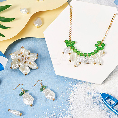 9 Sets 9 Style ABS Plastic Imitation Pearl Pendants KY-TA0001-23-1