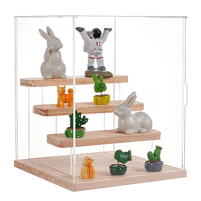 Assembled Acrylic Model Toy Display Box ODIS-WH0029-42-1