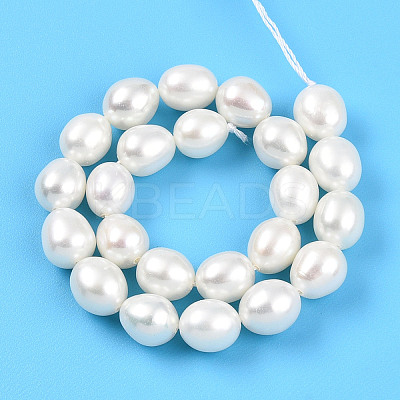 Natural Cultured Freshwater Pearl Beads Strands PEAR-N012-07Z-01-1