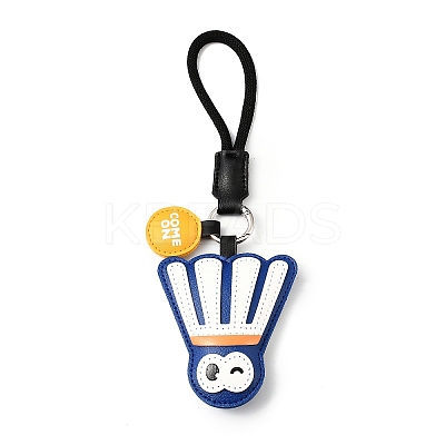 PU Leather Pendant Decorations HJEW-I014-01B-1