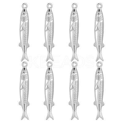 8Pcs Brass Pendants KK-DR0001-45P-1