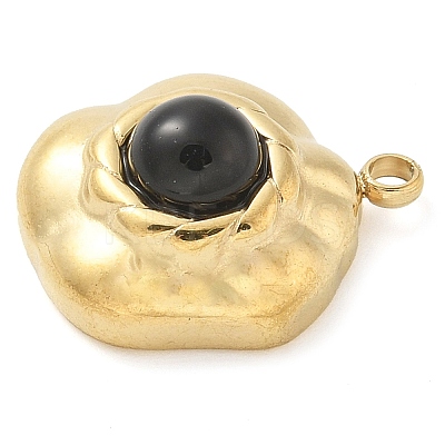 Natural Obsidian Pendants STAS-K291-03A-02-1