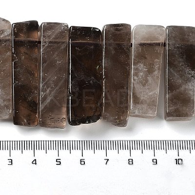 Natural Smoky Quartz Beads Strands G-L551B-13-1