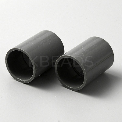 PVC Plastic Water Pipe Straight Connectors FIND-WH0137-15B-01-1