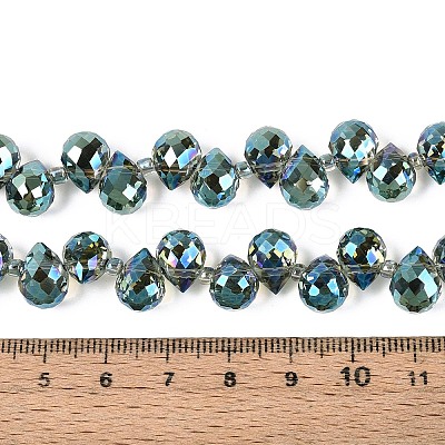 Transparent Glass Beads Strands GLAA-T006-14A-1