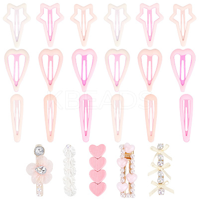 Zinc Alloy Snap Hair Clips PHAR-SP0001-10-1