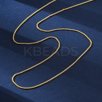 Brass Box Chains Necklaces for Women NJEW-D302-08G-1