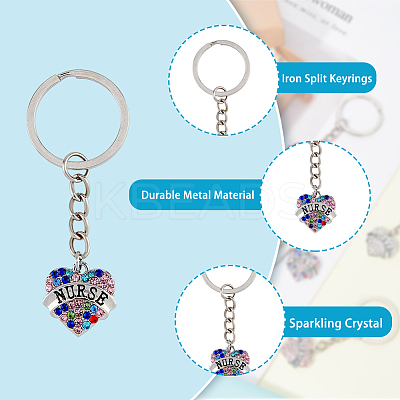 6Pcs Nurse Theme Keychain KEYC-PH01457-1