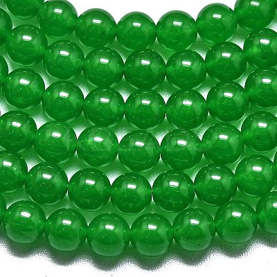 Natural Malaysia Jade Beads Strands G-L645-C01-6mm-17-1