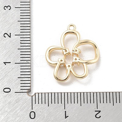 Brass Micro Pave Cubic Zirconia Pendants LS-KK-D283-05G-1