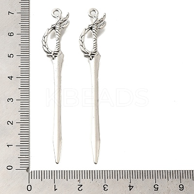 Tibetan Style Alloy Big Pendants FIND-G078-32E-AS-1