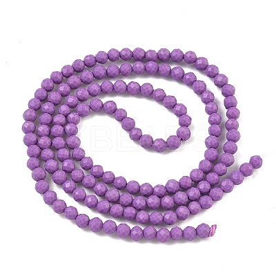 Synthetic Lepidolite/Purple Mica Beads Strands G-G823-16-3mm-01-1
