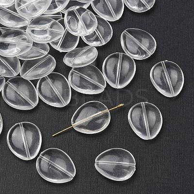 Teardrop Transparent Acrylic Beads TACR-R122-A01-1