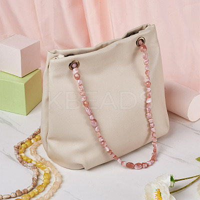 4Pcs 4 Colors Acrylic Beads Bag Strap FIND-GN0001-06-1